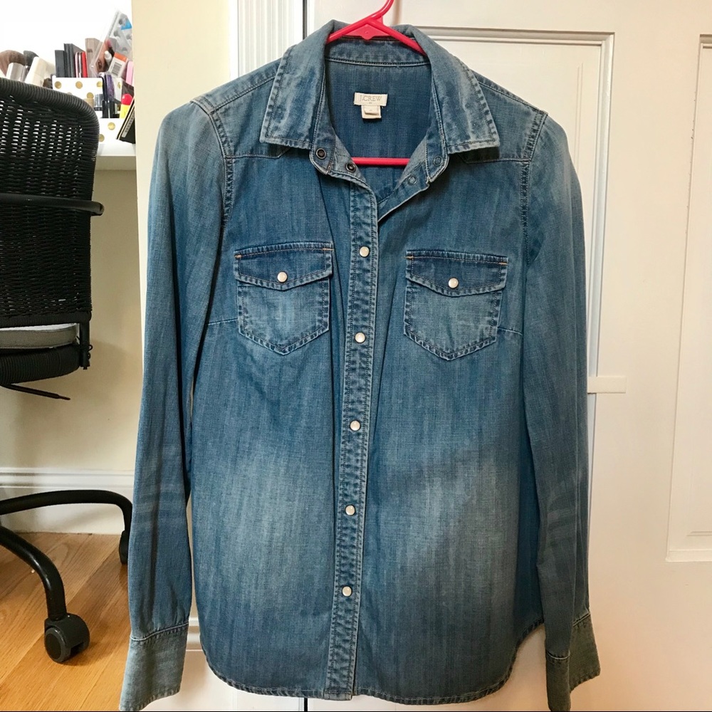 JCrew Denim Shirt, Never Worn